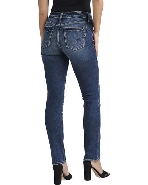 Джинсы Silver Jeans Co. Suki Mid-Rise Straight Leg Jeans L93413EGX434, индиго