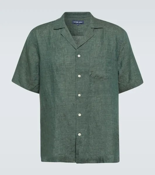 Льняная рубашка Анджело Frescobol Carioca, зеленый