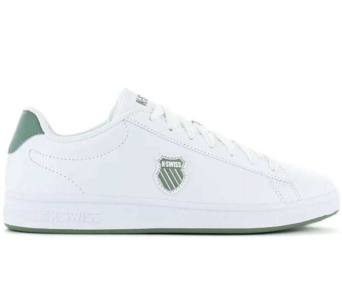 K-Swiss Court Shield - Мужская обувь Бело-зеленая 06599-148-M Кроссовки Спортивная обувь ORIGINAL