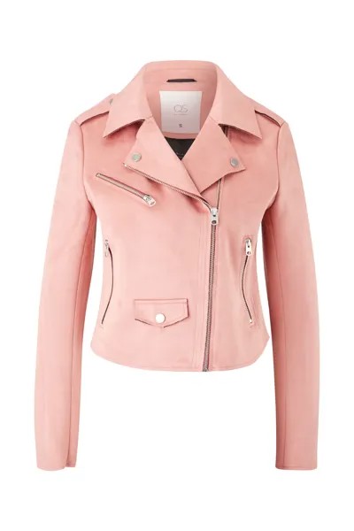 Зимняя куртка - Розовый - Байкерские куртки QS by s.Oliver