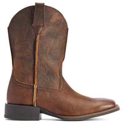 Мужские коричневые повседневные ботинки Ariat Sport Rambler Square Toe Cowboy 10042586
