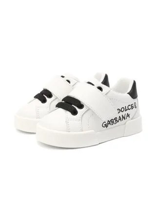 Кожаные кеды Dolce & Gabbana