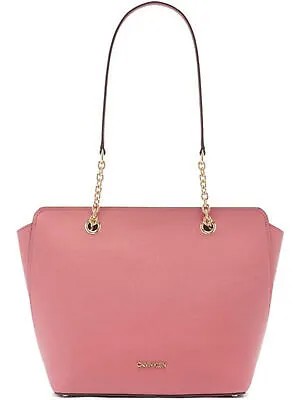 CALVIN KLEIN Женская розовая сумка-тоут Hailey Micro Pebble с двойной плоской поверхностью и портмоне