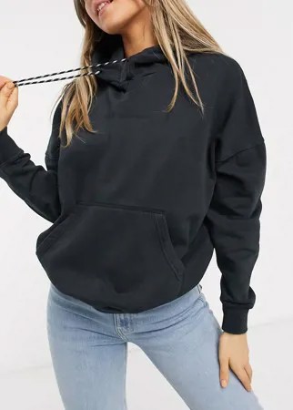 Худи черного цвета Quiksilver Oversized-Черный цвет