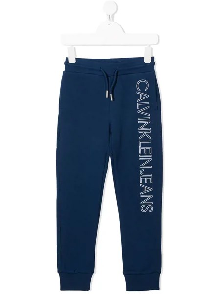Calvin Klein Kids спортивные брюки с логотипом