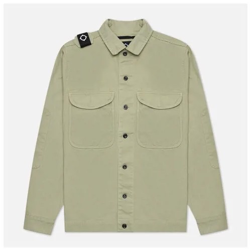Мужская рубашка MA.Strum Two Pocket Overshirt зелёный, Размер L