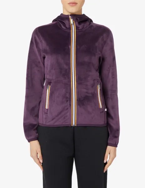 Двойная велюровая куртка Lily K-Way, фиолетовый