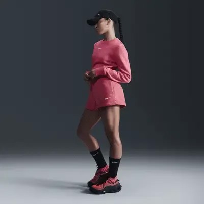 Шорты Nike Sportswear Phoenix Fleece, цвет Aster Pink/Sail