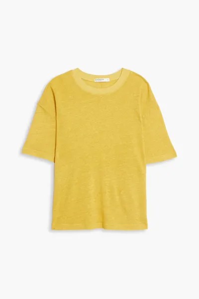 Футболка Slub из льна и джерси Stateside, желтый
