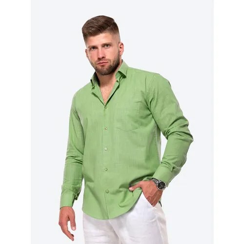 Рубашка HappyFox, размер 50, зеленый