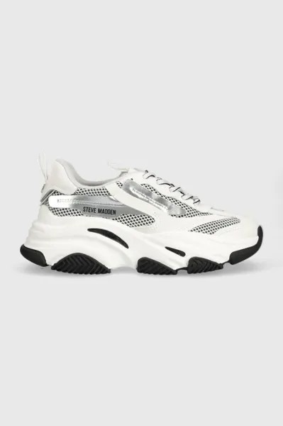Кроссовки Possession-E Steve Madden, серебро