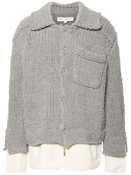 JW Anderson многослойный кардиган, серый