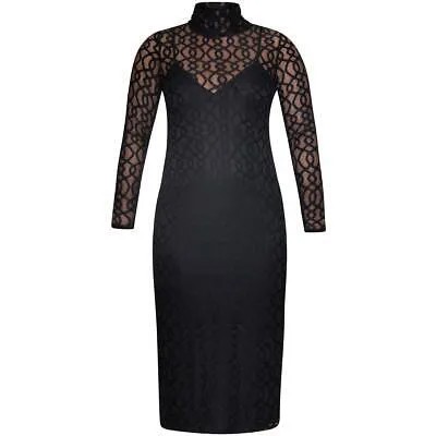 Rachel Rachel Roy Женское прозрачное эластичное платье-футляр плюс BHFO 3071