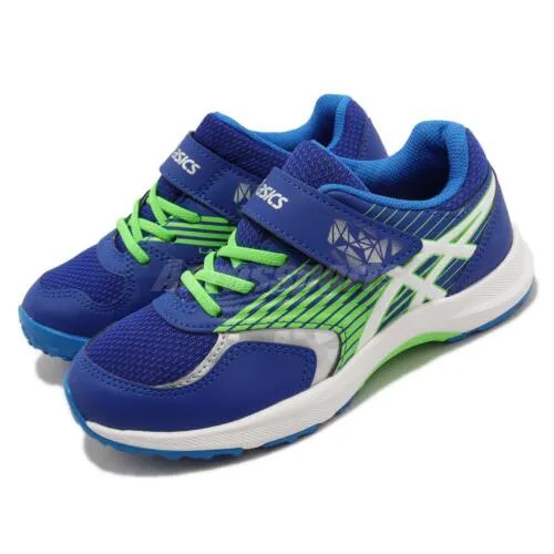 Детские кроссовки Asics Lazerbeam KB-MG с сине-белым ремешком для детей 1154A140-402