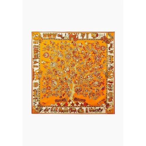 Платок Rosedena,130х130 см, оранжевый