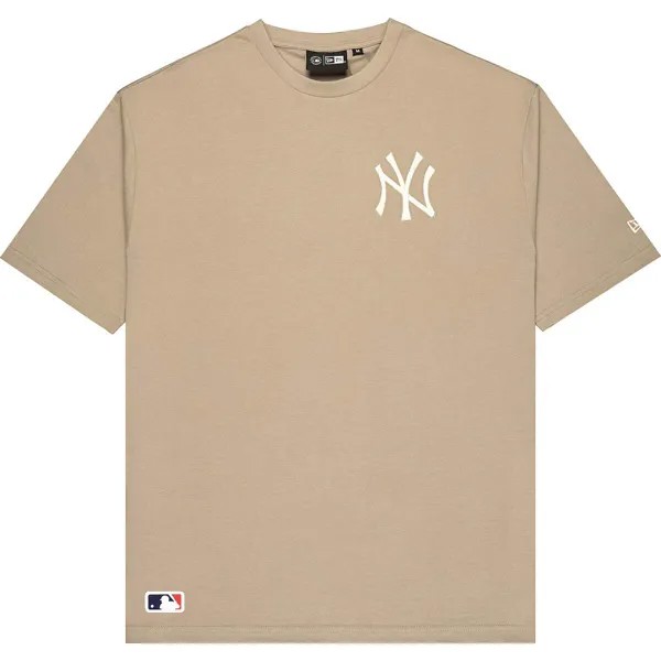 Футболка MLB NEW YORK YANKEES LEAGUE ESSENTIALS OVERSIZED T-SHIRT New Era, цвет Braun