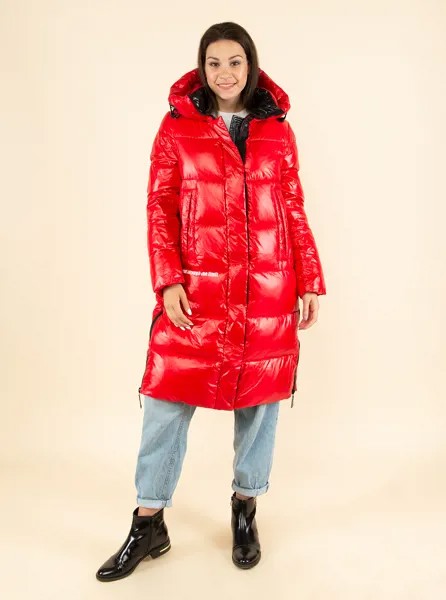 Пальто женское Britt 51134 красное 40 RU