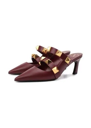 Кожаные мюли Upstud Valentino