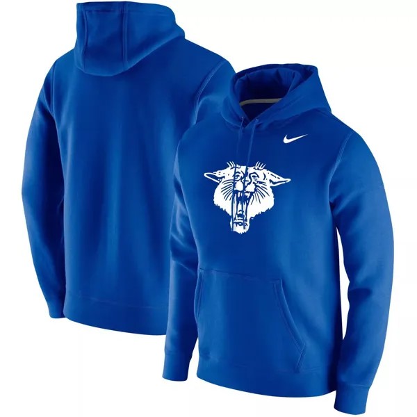 Мужской пуловер с капюшоном и логотипом Royal Kentucky Wildcats Vintage School Nike