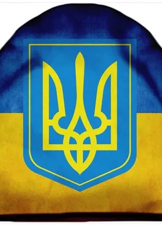 Шапка мужская Кружка Галстук 3D - Флаг Украины