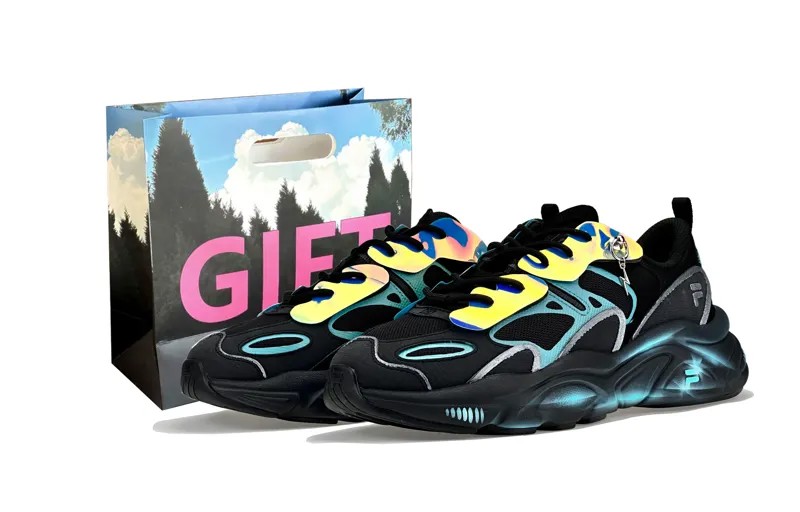 Кроссовки FILA Mars 2 Lifestyle Shoes Men Low-top Black/green, цвет Ocean Green