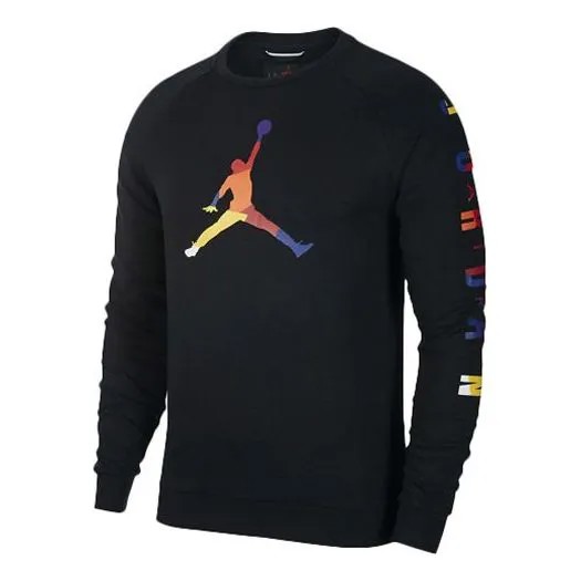 Толстовка Air Jordan Men's Sports Sweatshirt Long Sleeve 'Black', черный