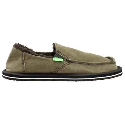 Повседневная обувь Sanuk Vagabond Chill Slip On Youth Boys Size 1 M SBF10461-BRN