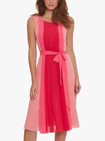 Gina Bacconi Шифоновое платье Janeen, ярко-розовый/мульти
