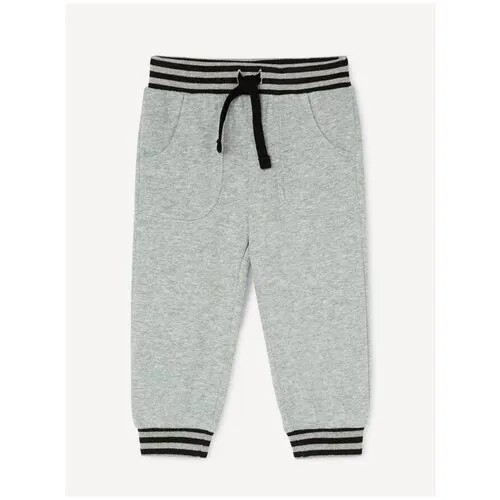 Тёмно-серые спортивные брюки Jogger для мальчика Gloria Jeans, размер 18-24мес/92