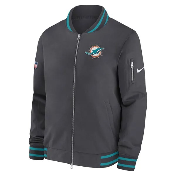 Куртка NFL COACH BOMBER JACKET MIAMI DOLPHINS Nike, цвет Grau