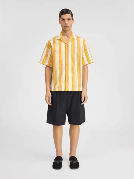Рубашка с контрастными полосками Жан Jacquemus, желтый