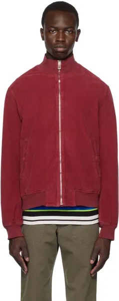 Красный бомбер с нашивками PS by Paul Smith