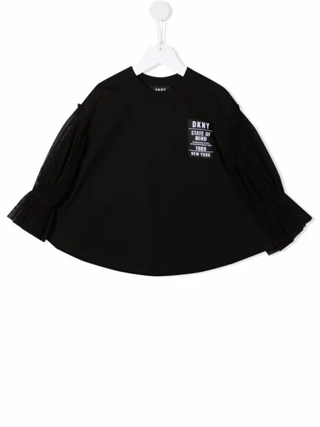 Dkny Kids джемпер с тюлем