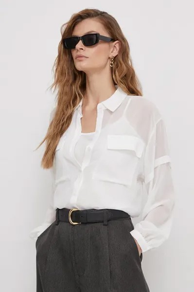 Прекрасная рубашка DKNY, бежевый