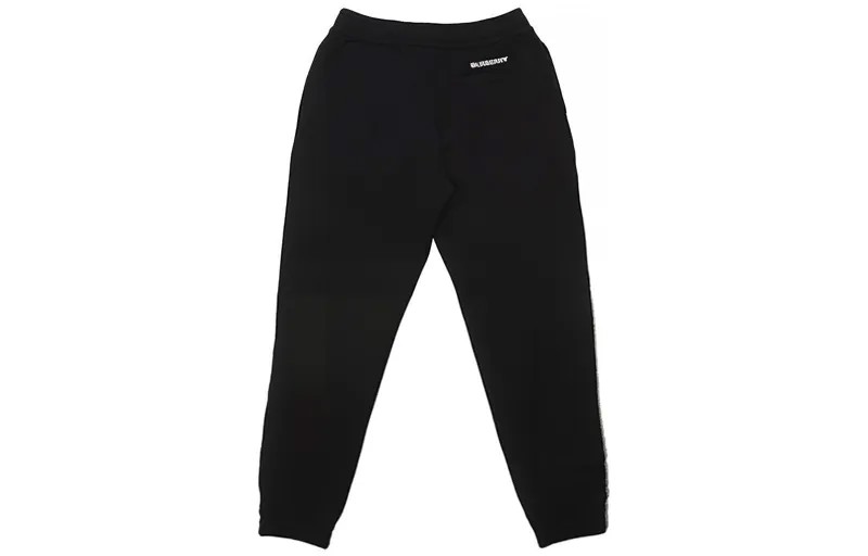 Мужские трикотажные спортивные штаны Burberry, цвет Black