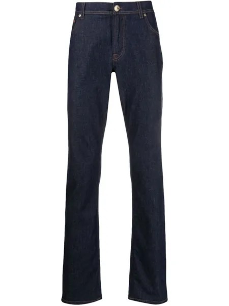 Corneliani джинсы кроя слим, синий