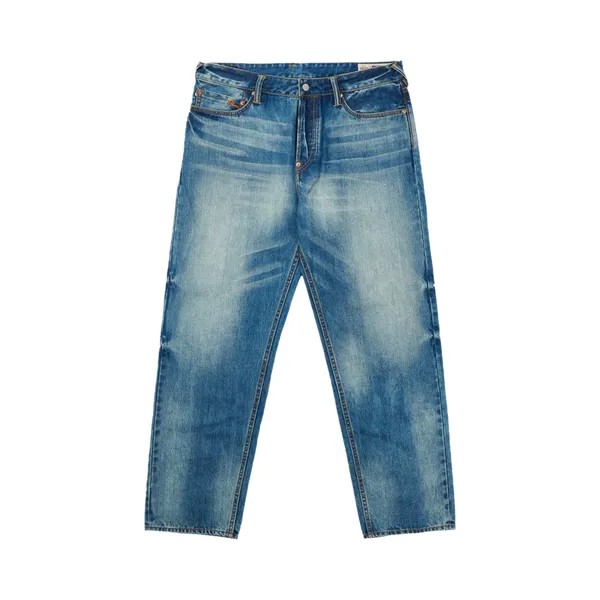 Классические джинсы Daicock Palace x Evisu 2008, цвет Индиго, средняя стирка