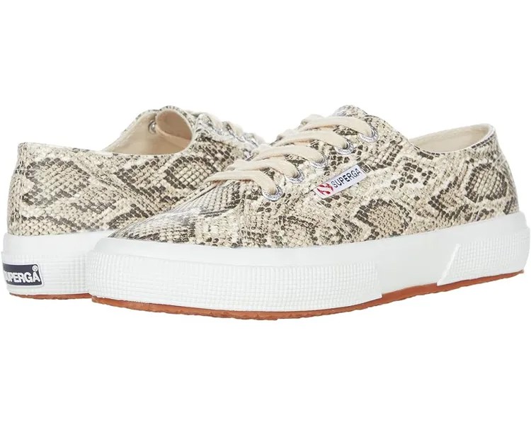 Кроссовки Superga 2750-Synsnakew, цвет Taupe Snake