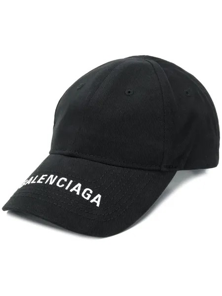 Balenciaga кепка с вышитым логотипом