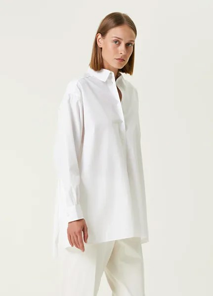 Белая классическая рубашка с воротником Aspesi