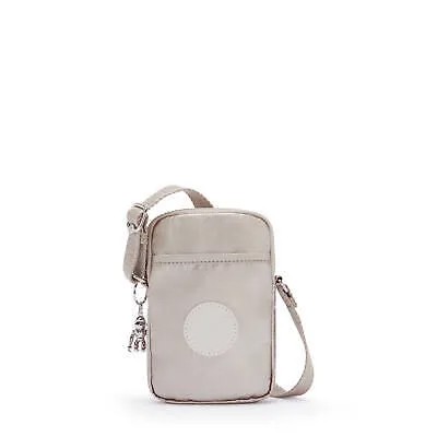 Женская мини-сумка через плечо Kipling Tally для телефона с эффектом металлик