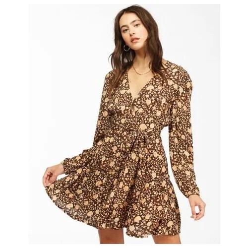 Платье BILLABONG, размер M, коричневый