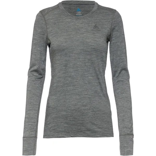 Лонгслив Odlo Merino 200, цвет odlo steel grey melange