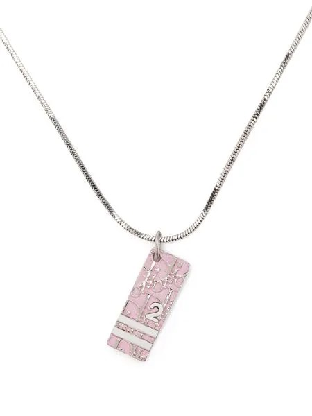 Christian Dior колье pre-owned с подвеской Trotter