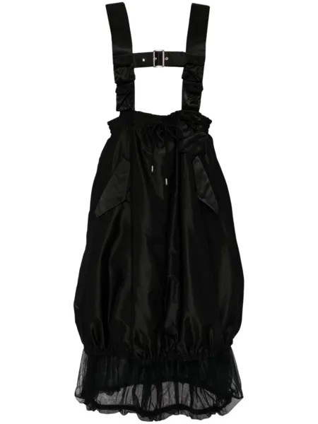 Noir Kei Ninomiya платье с кулиской, черный