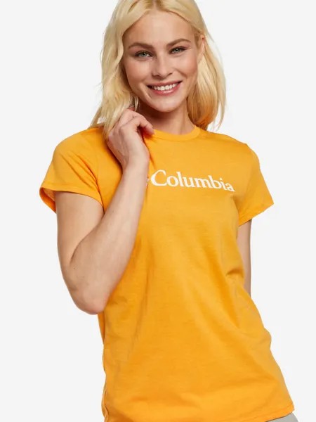 Футболка женская Columbia Trek SS Graphic Tee, Оранжевый