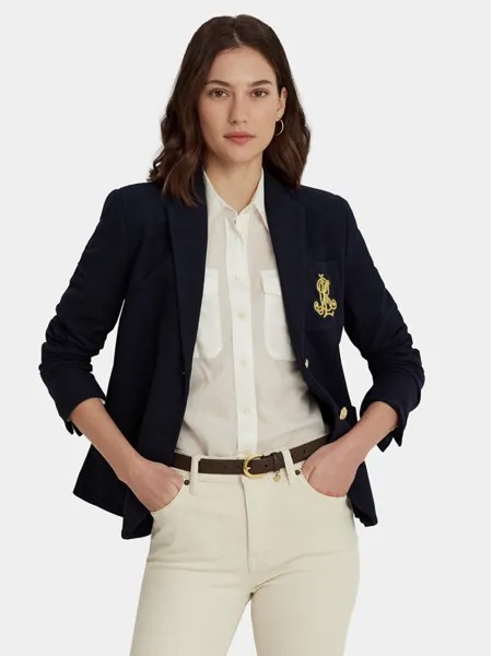 Узкая куртка Lauren Ralph Lauren, синий