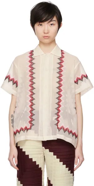 Рубашка Off-White с петлей Bode