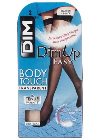 Чулки DIM Dim Up Body Touch Voile 20 den, размер 2, peau doree (бежевый)