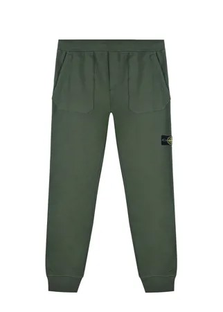 Темно-зеленые спортивные брюки Stone Island детское